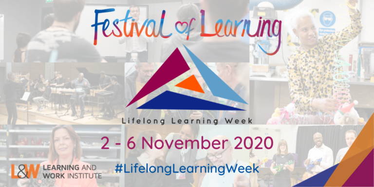 Festival of Learning, Lifelong Learning Week media graphic banner