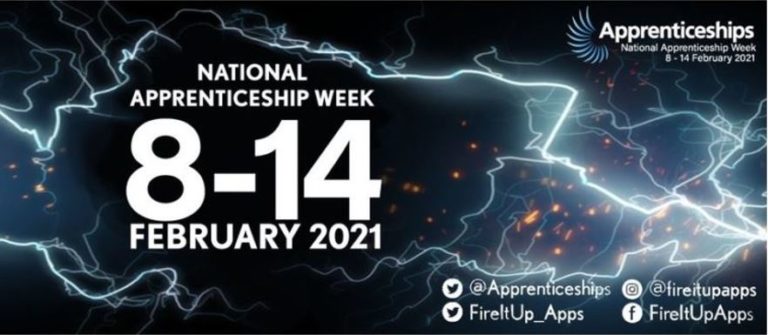 NAW 2021 logo with lightening