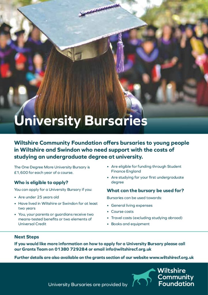 thumbnail of University Bursary Leaflet