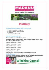 thumbnail of Get to grips with gardening poster February 2023 Pewsey Library